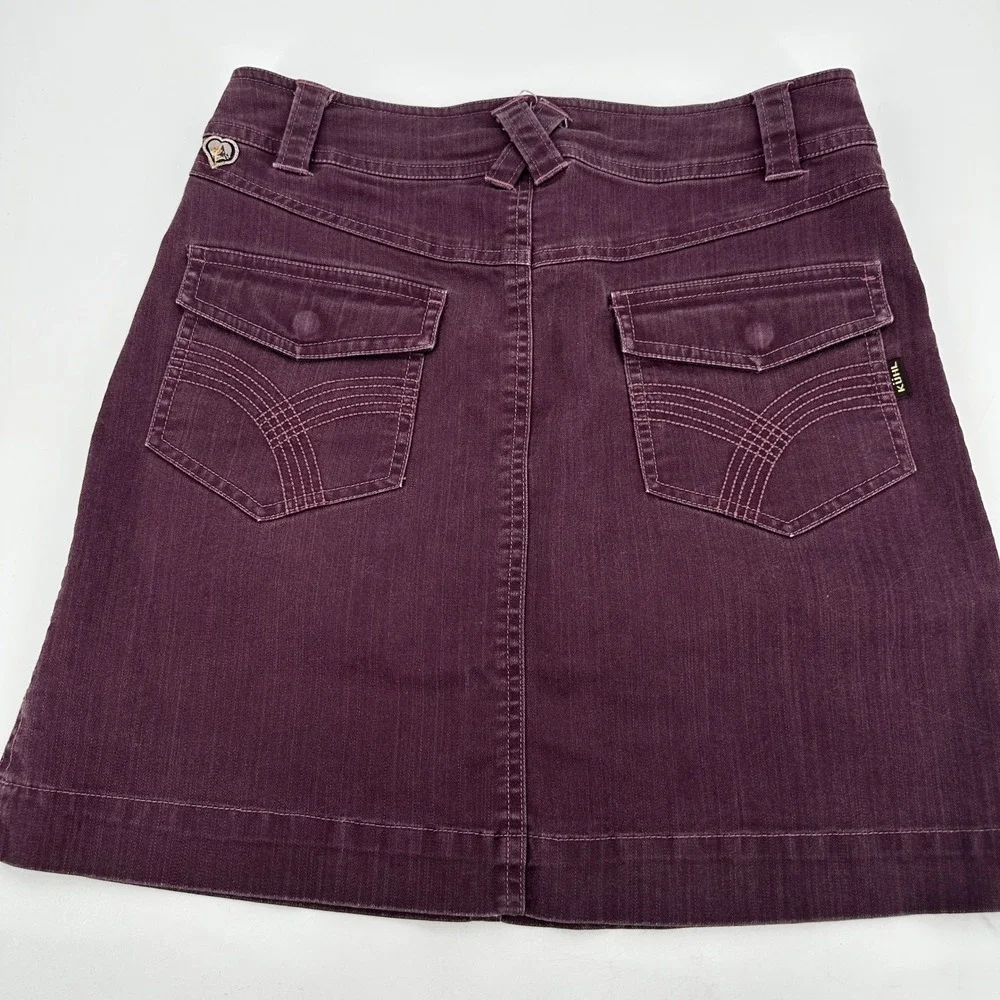 Kuhl Women Plum‎ Purple Utility Hiking Skirt Size 4 Stretch Outdoors Travel Gorp